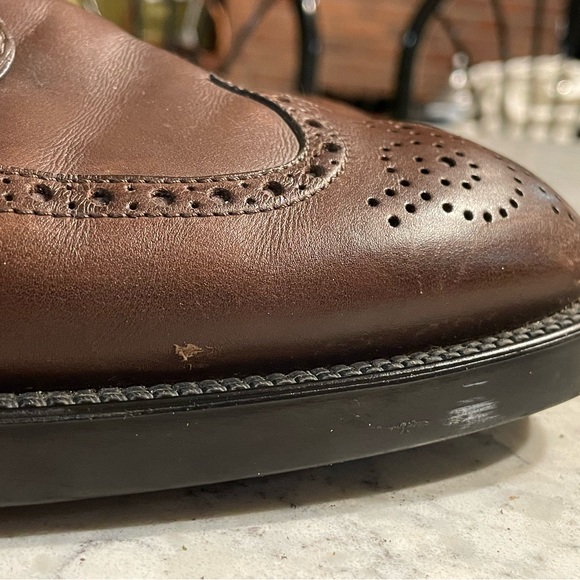 $795 Tod’s Brogues in med brown, size 11 all calf leather will age beautifully! - Picture 13 of 15